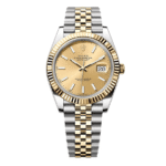 Rolex Datejust M126333-0010 41mm champagne Dial Yellow Gold Steel – VIP Version