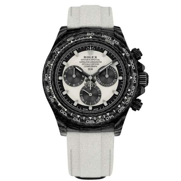126333-0018-32 Rolex DIW Daytona Forged Carbon” Cream” 40mm – VIP Version - Image 1