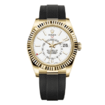 Rolex Sky Dweller Oyster  M326238 42mm White Dial Yellow Gold – VIP Version