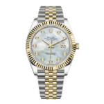 Rolex Datejust 41mm 126333-0018 MOP Dial Two Tone Yellow Gold Steel – VIP Version