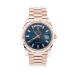 Rolex Day Date 228235-0085 40mm Blue Dial Rose Gold – VIP Version