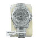 Rolex GMT – Master II 40mm Custom Full Moissanite Baguette HongKong – Customize Diamod