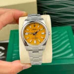 Rolex Oyster Perpetual 126000-0004 36mm Yellow Dial – VIP Version - Image 3