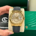 Rolex Oyster Perpetual Sky-Dweller Yellow Gold 336238-0001 42mm Champagne Dial – VIP Version - Image 2