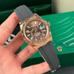 Rolex Oyster Perpetual Sky-Dweller M326235-0005 42mm Rose Gold Chocolate Dial – VIP Version - Image 4