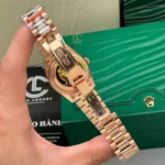 Rolex Day Date 36mm 128235 Chocolate Dial Rose Gold – VIP Version - Image 7
