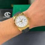Rolex Sky Dweller Oyster  M326238 42mm White Dial Yellow Gold – VIP Version - Image 5