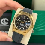 Rolex Oyster Perpetual Sky-Dweller M326238-0009 42mm Black Oysterflex yellow – VIP Version - Image 4