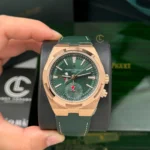 Vacheron Constantin Overseas Dual Time 7900V 41mm Green Dial Rose Gold – VIP Version - Image 4