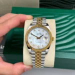 Rolex Datejust 41mm 126333-0018 MOP Dial Two Tone Yellow Gold Steel – VIP Version - Image 3