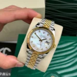 Rolex Datejust 41mm 126333-0018 MOP Dial Two Tone Yellow Gold Steel – VIP Version - Image 4