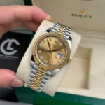 Rolex Datejust 126333-0012 41mm Dial Champagne Yellow Gold Steel – VIP Version - Image 3
