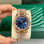 Rolex Day Date 228235-0085 40mm Blue Dial Rose Gold – VIP Version - Image 3