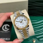 Rolex Datejust 41mm 126333-0018 MOP Dial Two Tone Yellow Gold Steel – VIP Version - Image 2