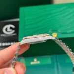 Rolex Datejust 41mm Full Moissanite Hongkong Demi Rose Gold – Handcrafted Diamod - Image 7