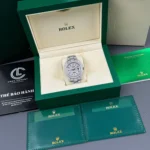 Rolex Datejust 41mm Insex Ruby Full Moissanite Hongkong – Customize Diamod - Image 10