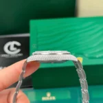 Rolex Datejust 41mm Insex Ruby Full Moissanite Hongkong – Customize Diamod - Image 7