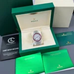 Rolex Datejust 41mm Custom Benzel Sapphire Full Moissanite Hongkong – Customize Diamod - Image 10