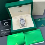 Rolex Datejust 41mm Benzel Ruby Full Moissanite Hongkong – Customize Diamod - Image 8