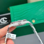Rolex Datejust 41mm Benzel Ruby Full Moissanite Hongkong – Customize Diamod - Image 5