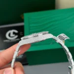 Rolex GMT – Master II 40mm Custom Full Moissanite Baguette HongKong – Customize Diamod - Image 8