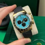 Rolex Daytona 156518 Yellow Gold Tiffany Dial Oysterflex New 2025 – VIP Version - Image 3
