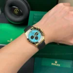 Rolex Daytona 156518 Yellow Gold Tiffany Dial Oysterflex New 2025 – VIP Version - Image 5