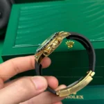 Rolex Daytona 156518 Yellow Gold Tiffany Dial Oysterflex New 2025 – VIP Version - Image 6