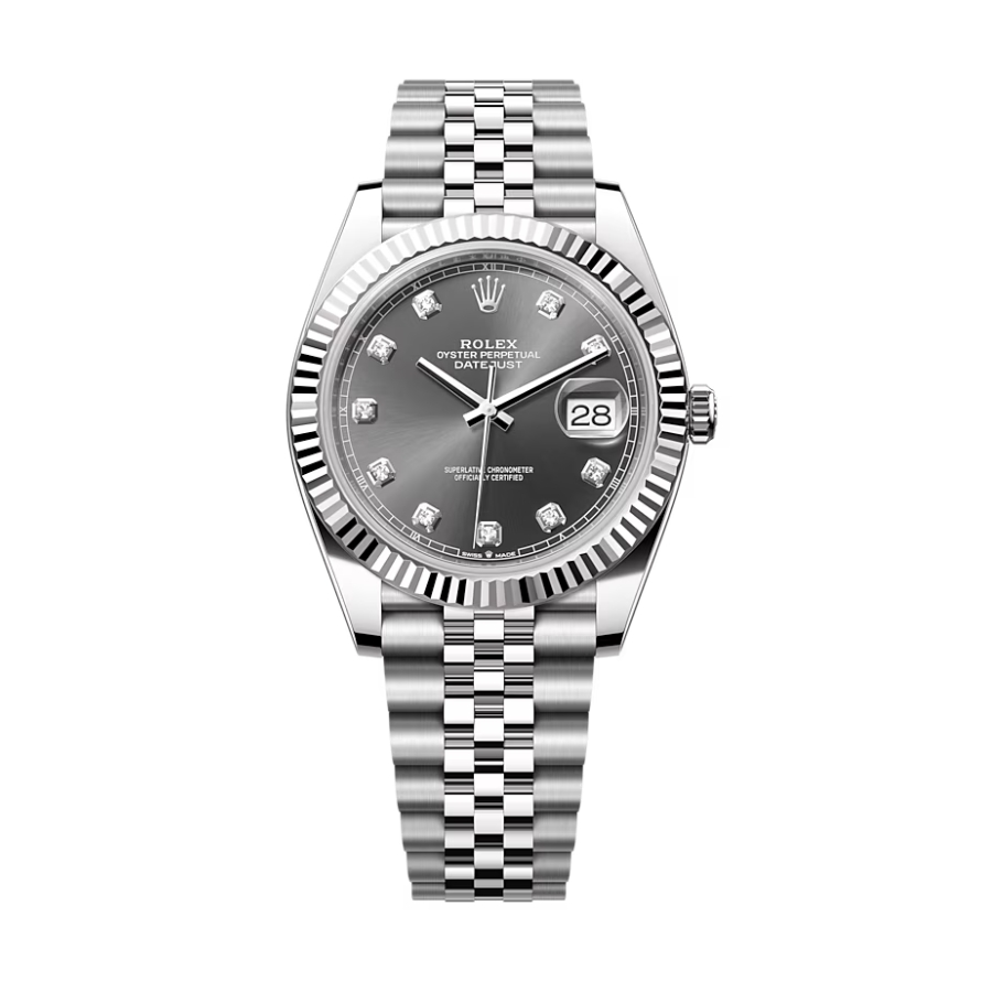 xr:d:DAFxgTdN0ZA:16,j:3213724807311962551,t:23101907 Rolex Datejust 41mm Sliver Grey Dial 126334 – VIP Version - Image 1