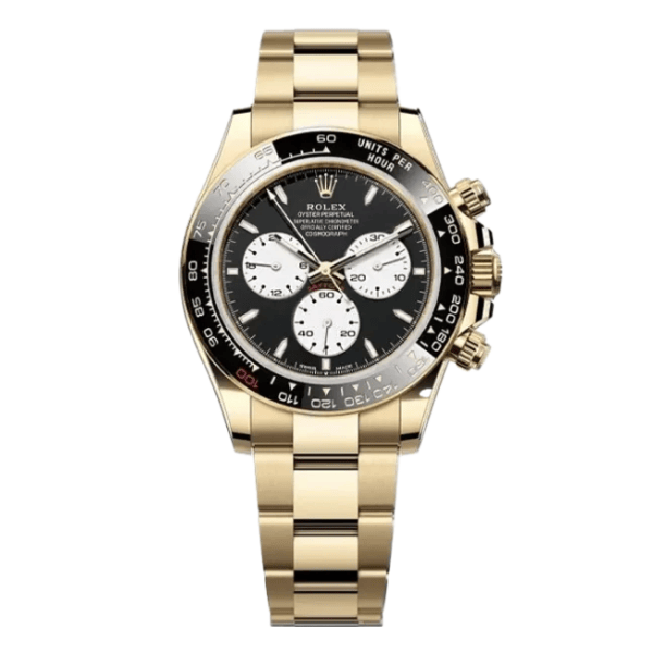 126333-0018-11 Rolex Cosmograph Daytona 116505 40mm Black Dial Cal.4130 Yellow Gold – VIP Version - Image 1