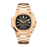 Patek Philippe Nautilus Chronograph 5980/1R-001 40mm Black-Gray Dial Rose Gold – VIP Version