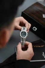 Patek Philippe Nautilus 5712/1A-001 Blue Steels Custom Modify – Handcrafted Version - Image 4