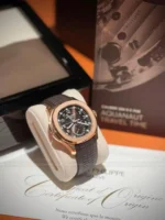 Patek Philippe Aquanaut 5164R-001 Chocolate Embossed Arabic Aquanaut 40.8mm – VIP Version - Image 2