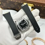 Hublot Spirit Of Big Bang Black Titanium Pavé 665.NX.1170.LR.1604 – VIP Version - Image 2