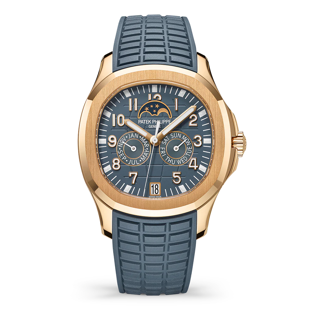 adf Patek Philippe Aquanaut 5261A Moonphase Tifany Blue Rose 40mm – VIP Version - Image 1