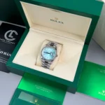 Rolex Day Date Sliver Ice Blue Dial 228236 40mm 180gram – VIP Version - Image 6