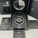 Hublot Classic Fusion Ceramic Diamonds 42mm Black Dial JJZ Base – Customize Version - Image 9