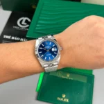 Rolex Datejust 41mm Sliver Blue Dial 126334 – VIP Version - Image 4