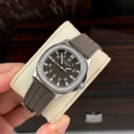 Patek Philippe Aquanaut 5067A-025 35.6mm Diamond Bezel Moissanite Steel – Customize Version - Image 3