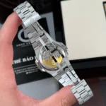 Patek Philippe Nautilus 5711 40mm Up Full 3000pcs Moissanite Pave Hongkong – Customize Diamod - Image 7