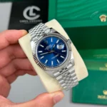 Rolex Datejust 41mm Sliver Blue Dial 126334 – VIP Version - Image 3