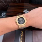 Patek Philippe Nautilus 5711/1R-001 40mm Gray Dial Rose Gold V3 Update 2026 – VIP Version - Image 5