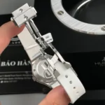 Hublot Classic Fusion Diamonds Moissanite Pave 33mm White Dial – Handcrafted Diamod - Image 6