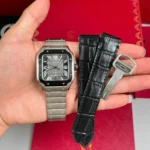 Cartier Santos De Cartier Ceramic CRWSSA0037 39.8mm Miyota.9015 – VIP Version - Image 2