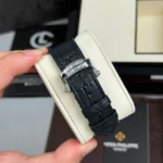 Patek Philippe Nautilus 5722G-001 40mm Custom Moissanite Baugette Blue Dial – Handcrafted Diamond - Image 7