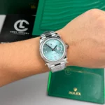 Rolex Day Date Sliver Ice Blue Dial 228236 40mm 180gram – VIP Version - Image 4