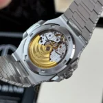Patek Philippe Nautilus 5711 40mm Up Full 3000pcs Moissanite Pave Hongkong – Customize Diamod - Image 5
