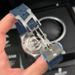 Hublot Classic Fusion Diamonds Moissanite Pave 42mm Blue Dial – Customize Diamod - Image 7