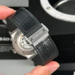 Hublot Classic Fusion SKULL Full Diamonds Moissanite Pave 42mm Black Dial – Handcrafted Diamod - Image 7