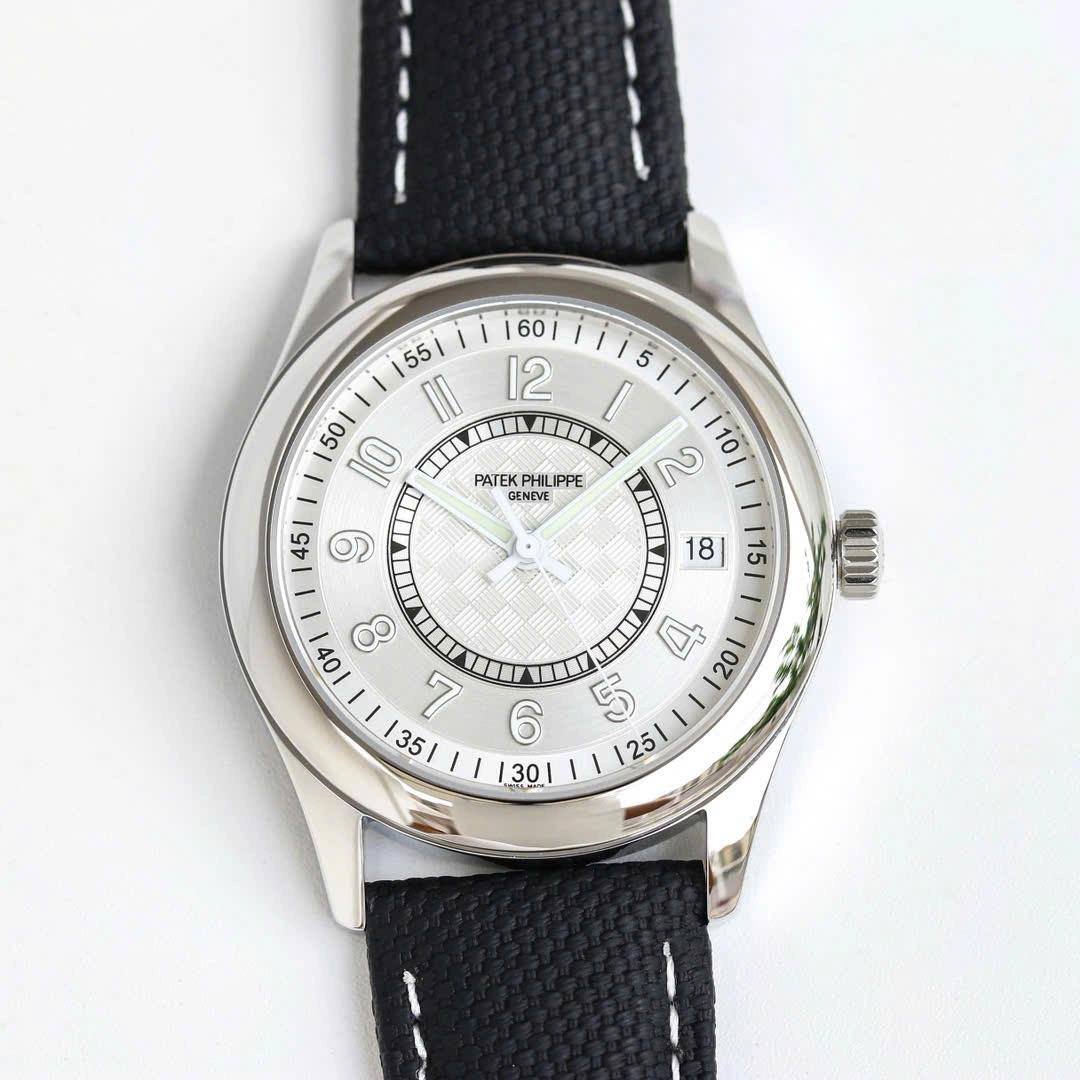 lucyluxury-vn-1435 Patek Philippe Calatrava 6007A Steel 40mm White Dial – VIP Version - Image 1